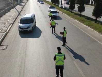 Kahramanmaras'ta Kurban Bayrami Trafik Denetimi