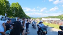 Saraybosna'ya Gelen Moto-Maraton Katilimcilari Potoçari'ye Dogru Yola Çikti