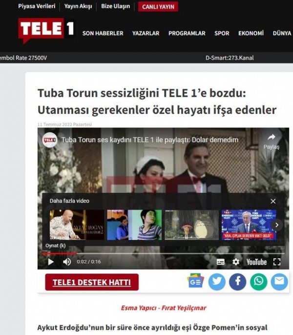 CHP'den istifa eden Tuba Torun eski partisini bombaladı Erdoğdu'nun eski eşini tehdit etti!
