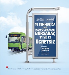 15 Temmuz'da Metro Ücretsiz