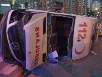 Baskent'te Hasta Tasiyan Ambulans Otomobille Çarpisti Açiklamasi 3 Yarali