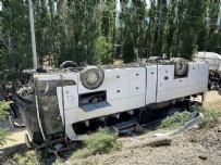 Denizli'de feci kaza! Tur otobüsü şarampole devrildi: Çok sayıda yaralı var