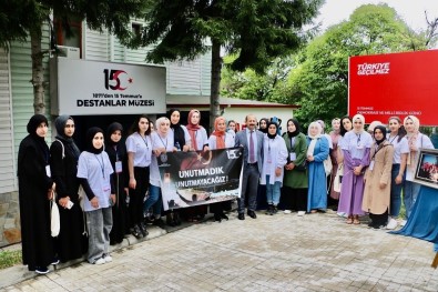 Bayburtlu Gençler Samsun'da 15 Temmuz Mesaji Verdi Açiklamasi 'Unutmadik, Unutmayacagiz'