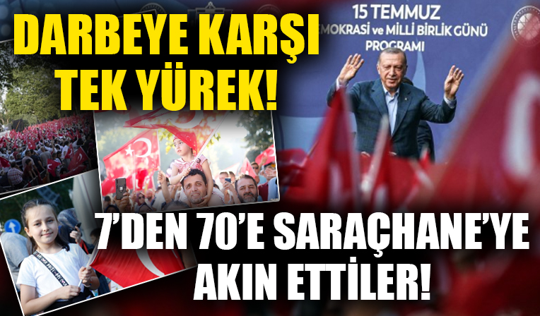 Türkiye'nin kalbi Saraçhane'de attı! Vatandaşlar 15 Temmuz anma programına akın etti