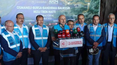 Bakani Karaismailoglu Açikladi Açiklamasi Ankara-Bursa Ve Bursa-Istanbul Arasi 2 Saat 15 Dakika Olacak