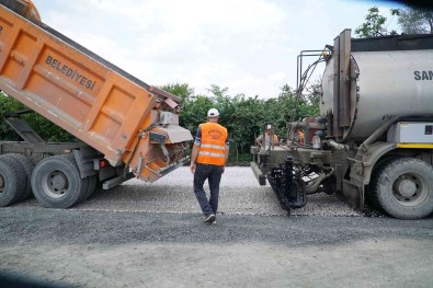 Samsun'da Yol Çalismalari Sürüyor