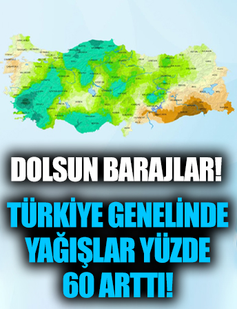Haziran ayında yağışlarda yüzde 60 artış yaşandı!