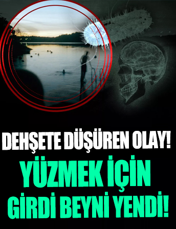 ABD'de korkunç olay! Yüzmek için girdiği gölde beyni yendi