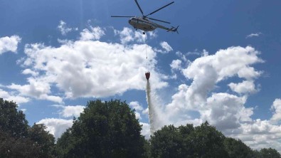 Kirklareli'nde Baslayan Orman Yanginina Müdahale Ediliyor