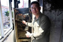 Apartmanda Çikan Yangin Korkuttu