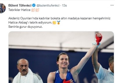 Milli Boksör Akbas'a Bir Madalya Da Akdeniz Oyunlari'nda