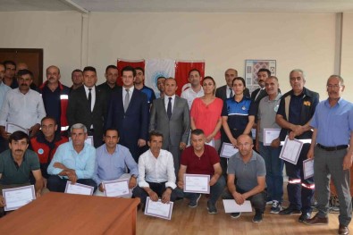 Belediye Personeline 'Ilkyardimci Belgesi' Verildi