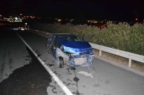 Hurdaya Dönen Araçtan Hafif Yarali Çiktilar