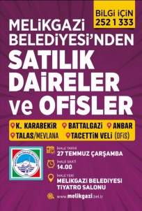 Melikgazi Belediyesi 25 Tasinmaz Için Ihale Düzenleyecek