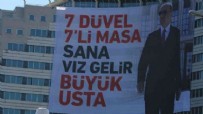 Başkan Erdoğan'ın dikkatini çeken pankart! 'Buraya enteresan bir şey yazmışlar!'