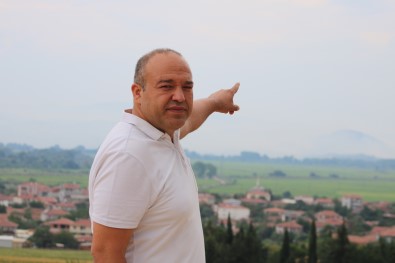 Edirne Sinirina Dayanan Yunanistan'daki Orman Yangininda Yogun Duman Hakim Oluyor