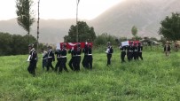Pençe-Yildirim Harekati'nda Sehit Düsen 4 Güvenlik Korucusu Son Yolculuguna Ugurlandi