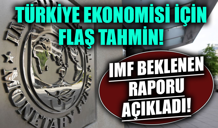Beklenen rapor yayınlandı! IMF, Türkiye için büyüme tahminlerini yükseltti!