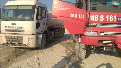 Yangin Söndürme Çalismalarina Didim Belediyesi'nden Tam Destek