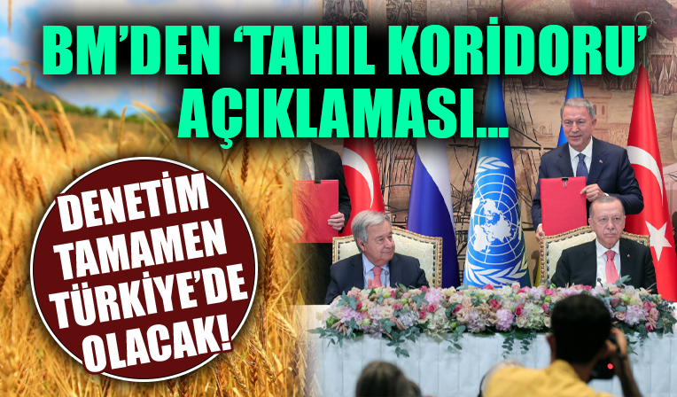 BM'den tahıl koridoru açıklaması! Denetim tamamen Türkiye'de olacak!