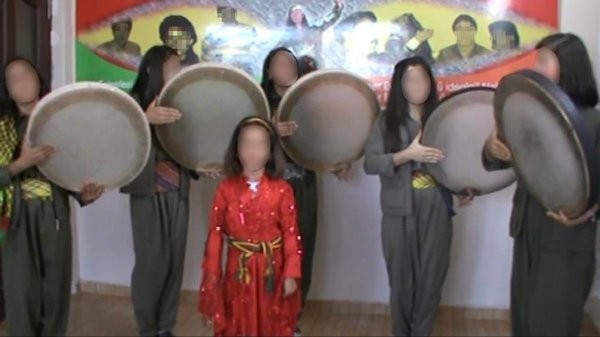 Adana'da sözde kültür merkezinde skandal görüntüler: Çocukları militanlaştırıyorla!r