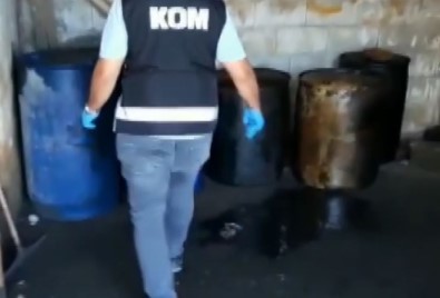 Gaziantep'te Bin 550 Litre Kaçak Akaryakit Ele Geçirildi