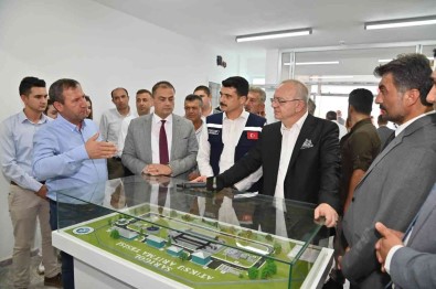 Baskan Ergün, 55 Milyon TL'lik Tesisi Inceledi