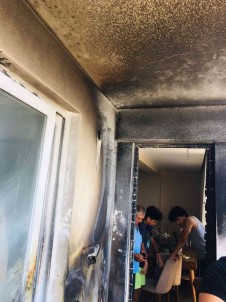 Evde Çikan Yangin Hasara Neden Oldu