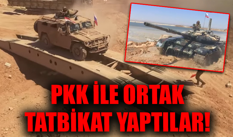 Suriye’de Rejim ve Rusya, PKK ile ortak tatbikat yaptı!