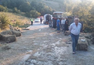 Samsun'da Traktör Devrildi Açiklamasi 1 Ölü, 1 Yarali
