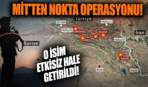 MİT'ten nokta operasyon: PKK-HPG konseyi üyesi terörist Hanım Demir Irak'ın kuzeyindeki Gara'da etkisiz hale getirildi