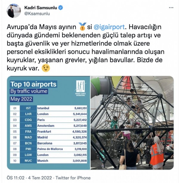 THY ve İstanbul Havalimanı Avrupa'nın zirvesinde!