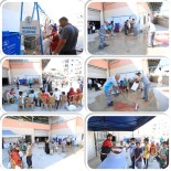 Pamukkale'de Vatandaslar Kurbanlarini Saglikli Bir Ortamda Kesim Yapti