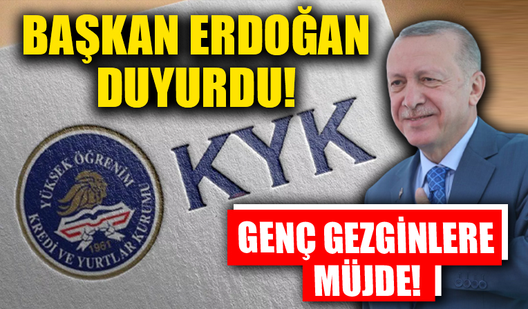 Başkan Erdoğan'dan genç gezginlere müjde!