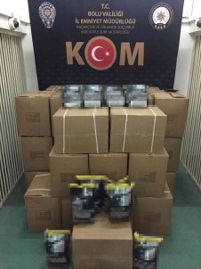 Bolu'da 250 Bin Lira Degerinde Kaçak Tütün Yakalandi