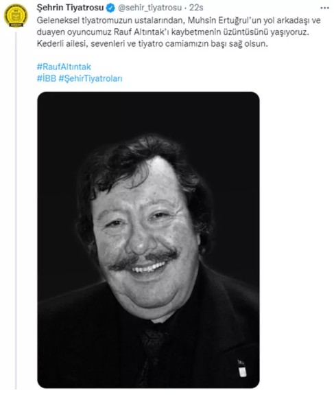 Rauf Altıntak'tan acı haber!