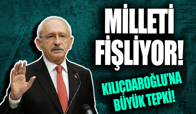 Milleti fişliyorlar! Kılıçdaroğlu'na büyük tepki: Hukuka aykırı