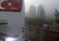 E-5 Baglanti Yolunda Zincirleme Trafik Kazasi Kamerada