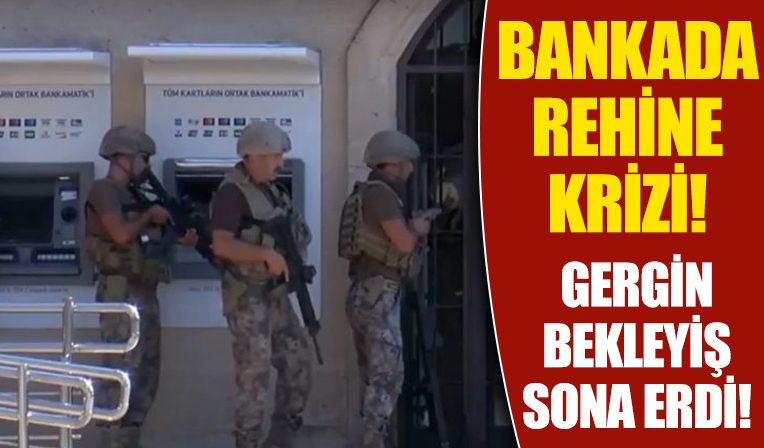 Antalya'da rehin alınan banka müdürü kurtarıldı!