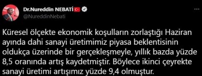 Bakan Nebati Açiklamasi 'Türkiye Ekonomi Modelimiz Meyvelerini Vermeye Devam Edecek'