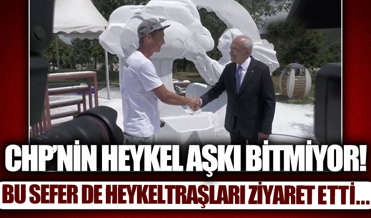 Kemal Kılıçdaroğlu, İstanbul'da heykeltraşları ziyaret etti