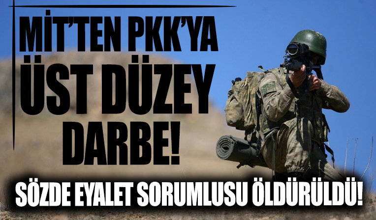 MİT'ten PKK'ya üst düzey darbe! Sözde eyalet sorumlusu öldürüldü