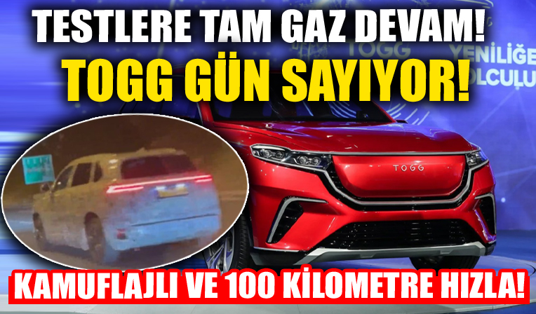 Türkiye'nin Otomobili Kuzey Marmara Otoyolu'nda görüntülendi! Kamuflajlı, 100 kilometre hızla...