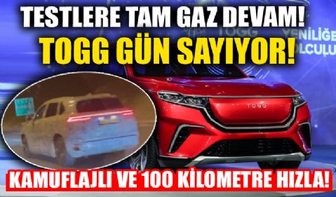 Türkiye'nin Otomobili Kuzey Marmara Otoyolu'nda görüntülendi! Kamuflajlı, 100 kilometre hızla...