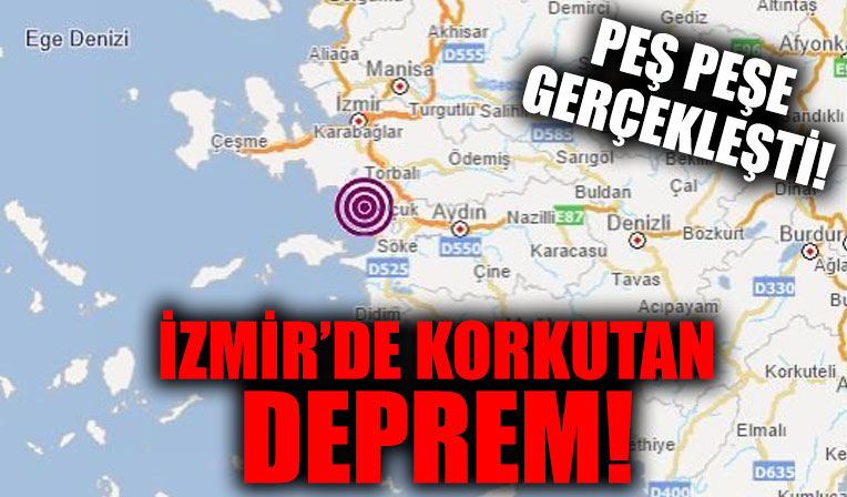 İzmir'de korkutan deprem! AFAD merkez üssünü ve şiddetini açıkladı
