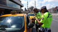 Taksim'de Ticari Taksi Denetiminde Ceza Yagdi