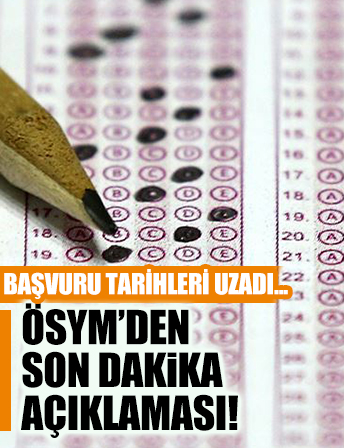 ÖSYM, KPSS- Ön Lisans başvuru tarihlerini uzattı