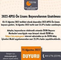 ÖSYM, KPSS- Ön Lisans başvuru tarihlerini uzattı