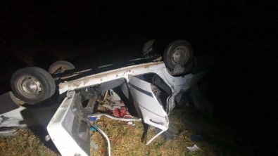 Tokat'ta Otomobil Tarlaya Uçtu Açiklamasi 8 Yarali
