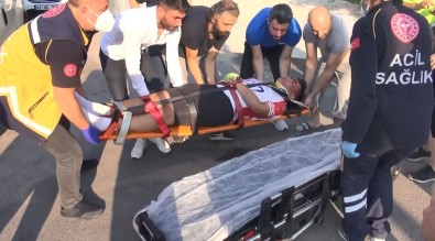 Bisikletiyle Gezerken Hastanelik Oldu